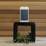 Ecoinvenzioni: l'amplificatore del cellulare diventa anche un vaso per le piante